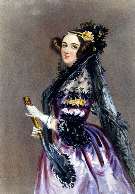 Retrato de Ada Lovelace, c. 1840